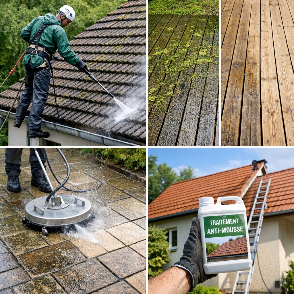 Démoussage professionnel à Lyon et région